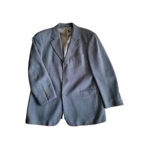 Hugo Boss Mens Cashmere Wool Brown Plaid Sport Coat 3 Button Jacket Size 42?USA